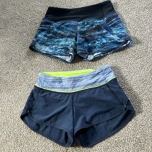 Lululemon loose fit shorts LOT OF 2